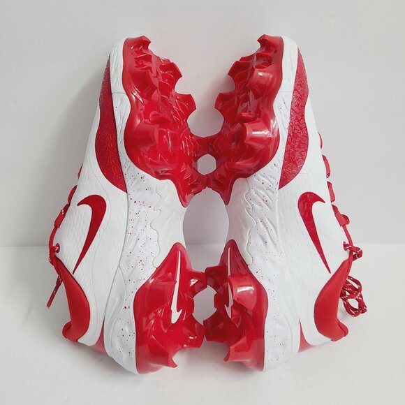 NEW Nike Alpha Huarache Elite 4 Low MCS Baseball Cleats FD6255-105 Size 9 White main image 6